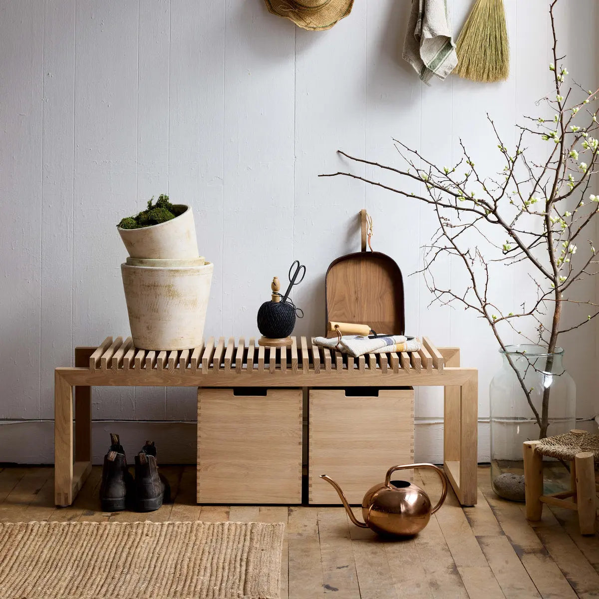 Basic Planter, White Patina Bloomist