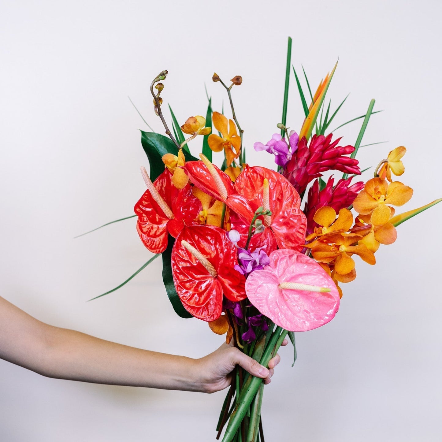 The Tropical Bouquet (Seasonal Flowers Vary) Hawaii Lei Stand By Beretania Florist