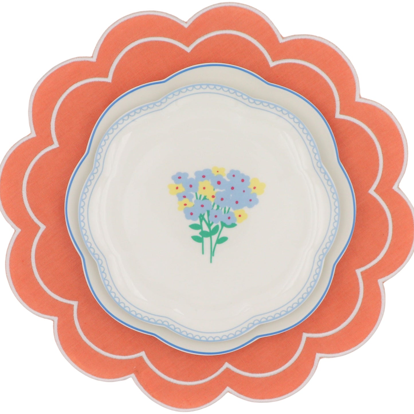 Meadow Flora Starter Plate - Set of 4 Ro'Table