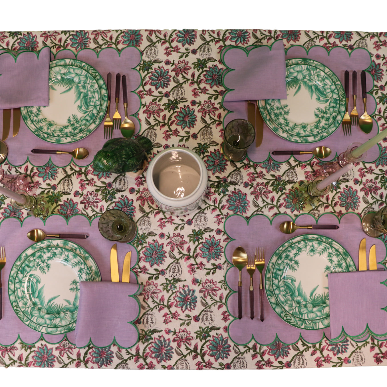 Monsoon Verdant Dinner Plate - Set of 4 Ro'Table
