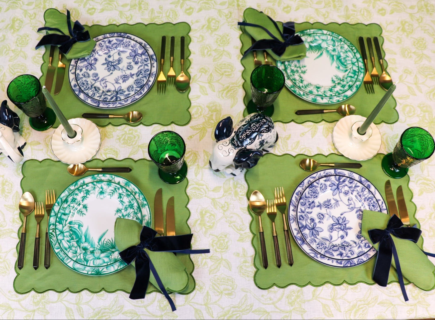 Monsoon Verdant Dinner Plate - Set of 4 Ro'Table