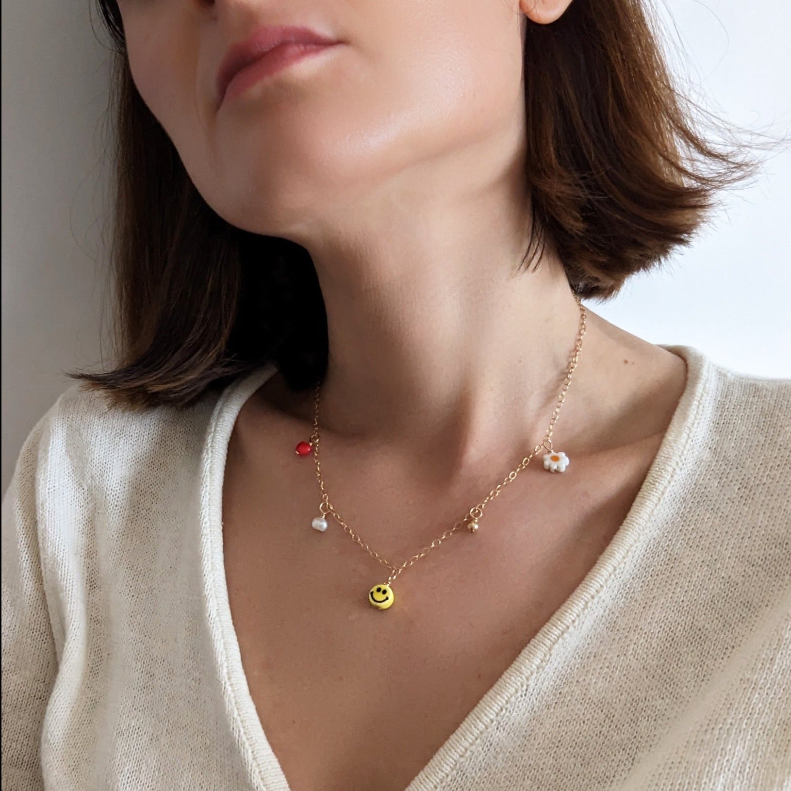 Multi Charm Necklace Pretti.Cool