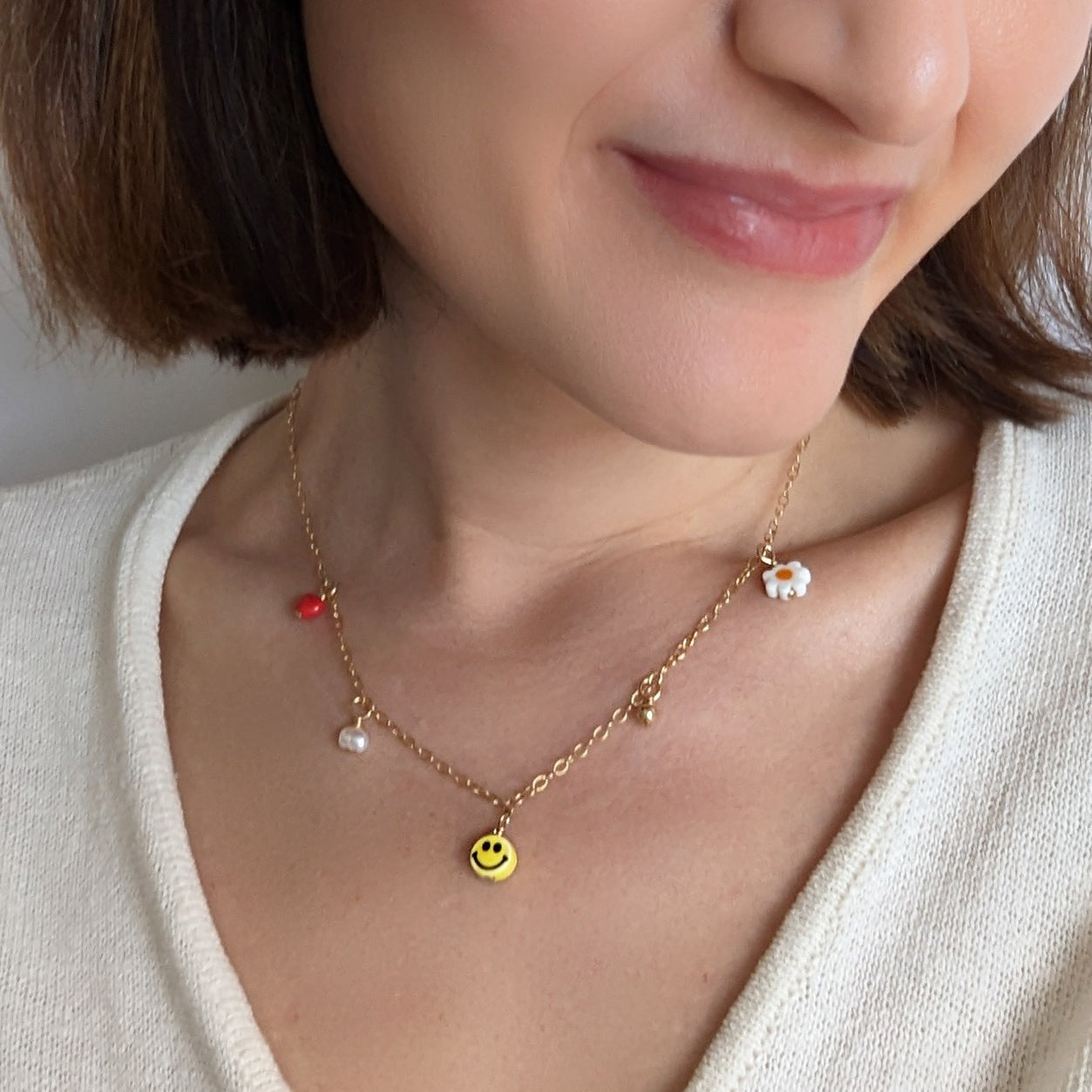 Multi Charm Necklace Pretti.Cool