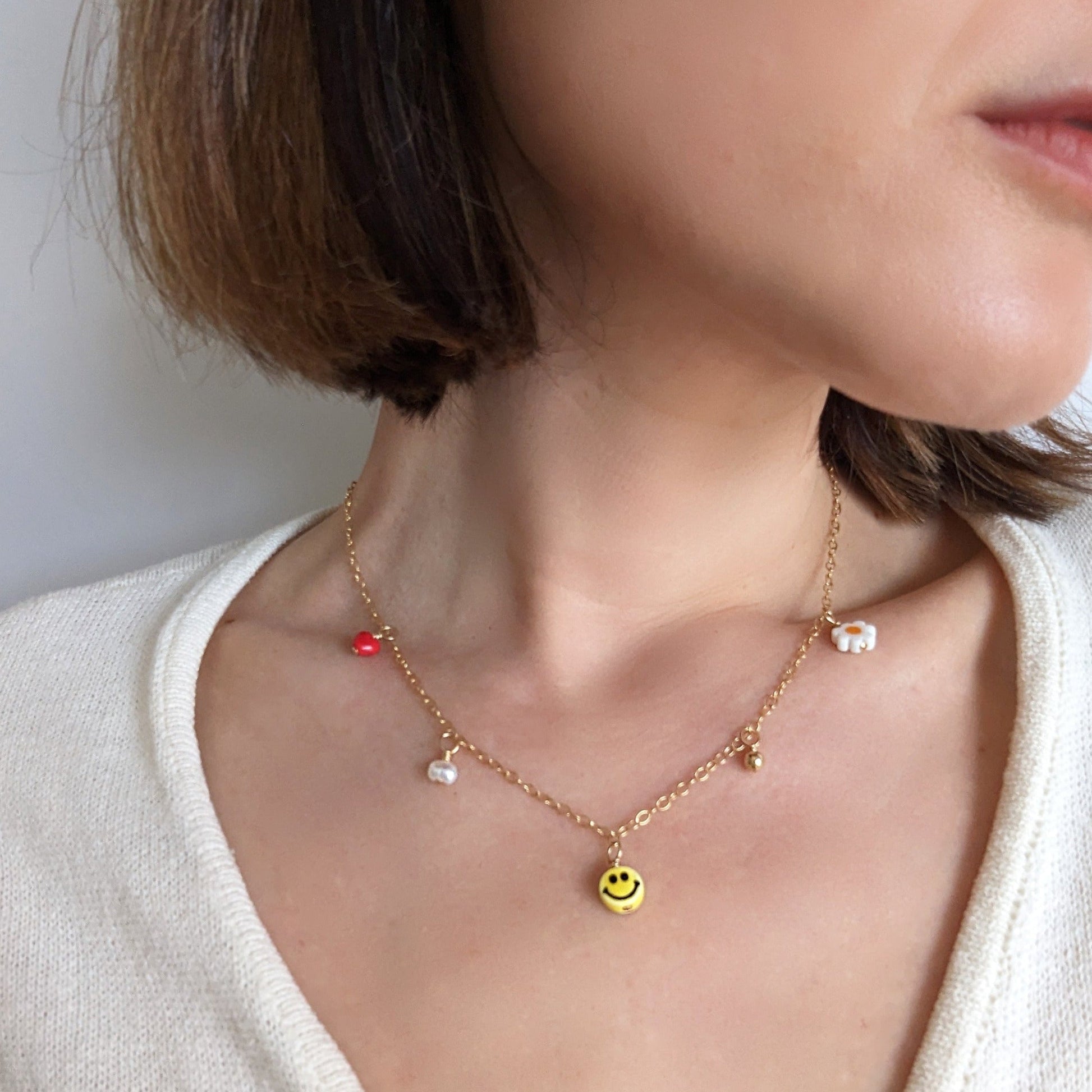 Multi Charm Necklace Pretti.Cool