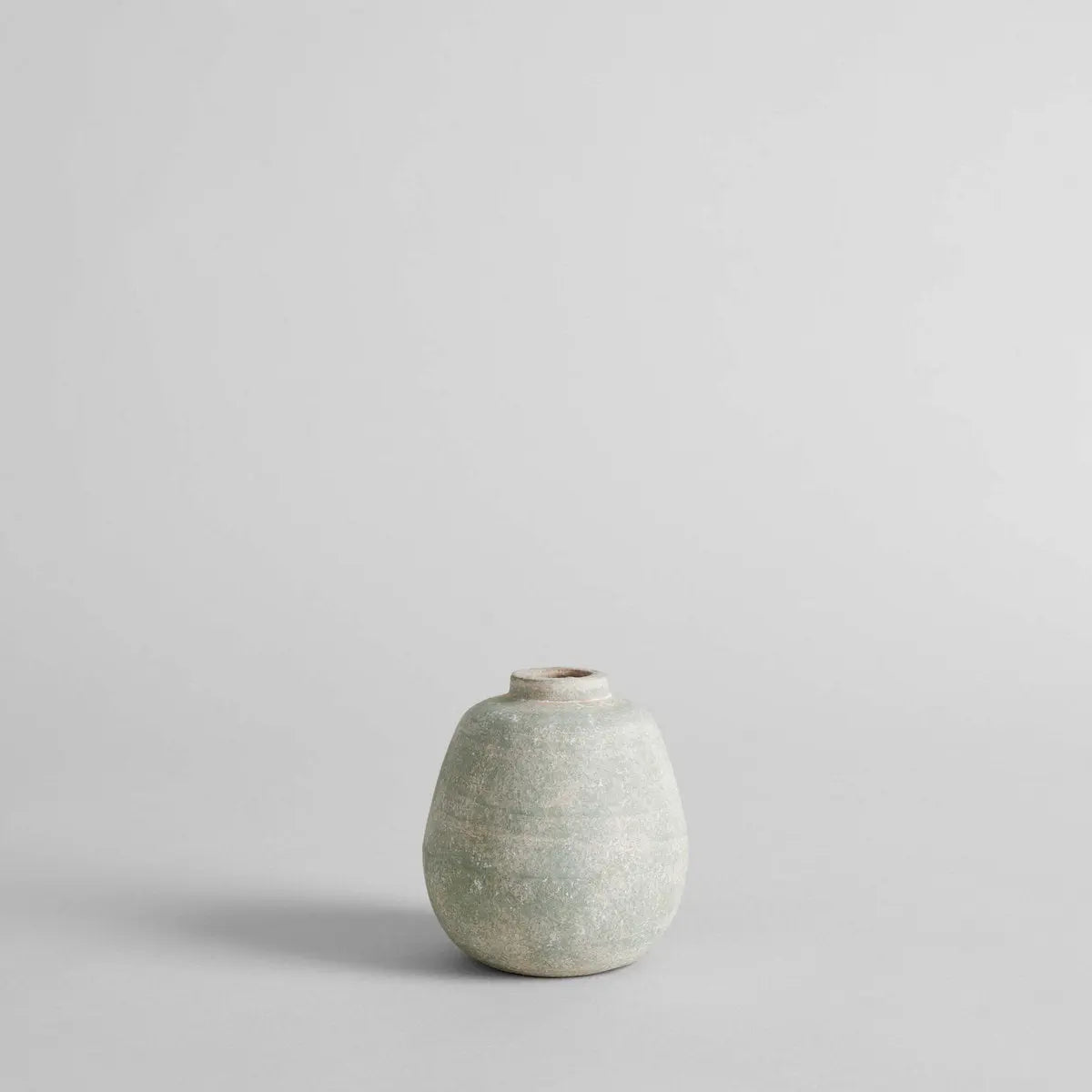 Terra Cotta Bud Vase, Greenwash Bloomist