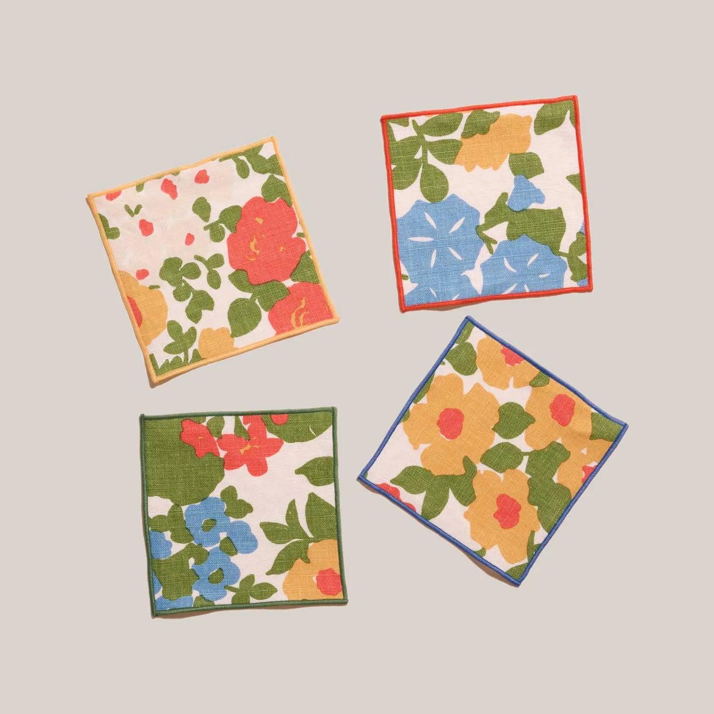 Million Flowers Cocktail Napkins | Set of 4 ATELIER SAUCIER