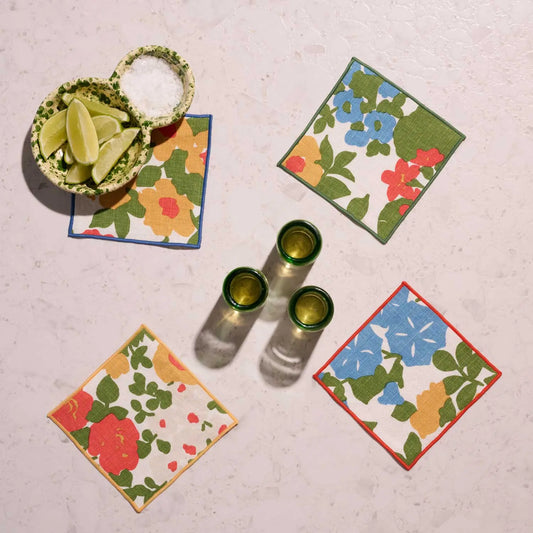 Million Flowers Cocktail Napkins | Set of 4 ATELIER SAUCIER