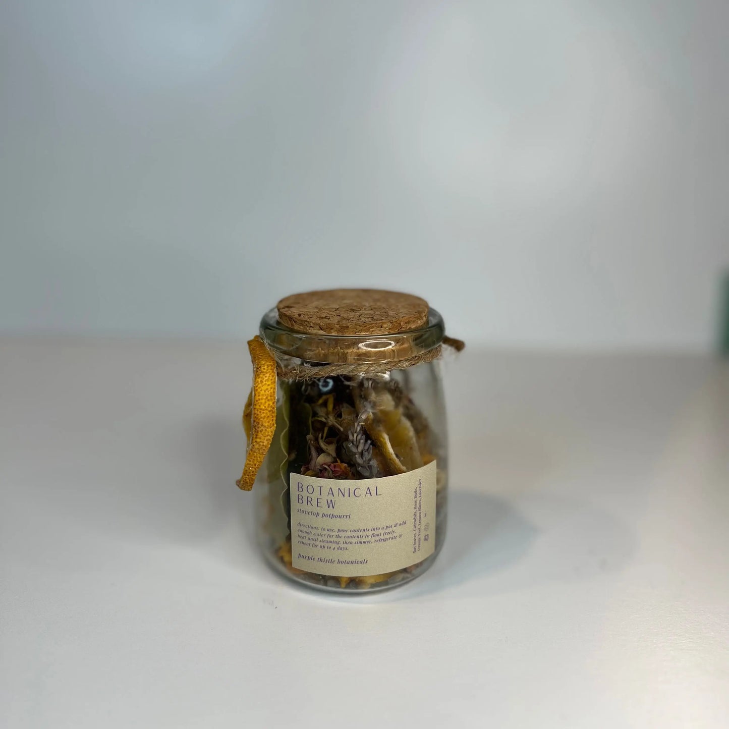Botanical Brew Stovetop Potpourri Purple Thistle Botanicals