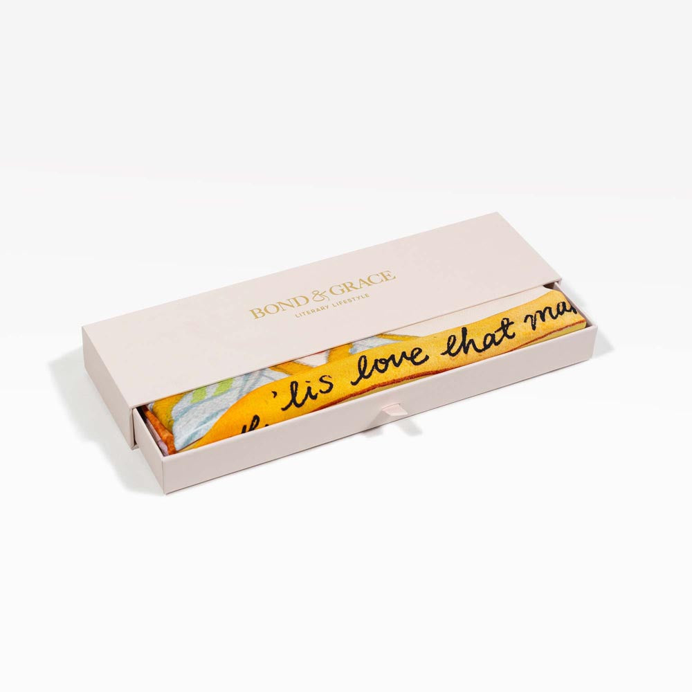Garrulous Flowers Art Scarf Bond & Grace