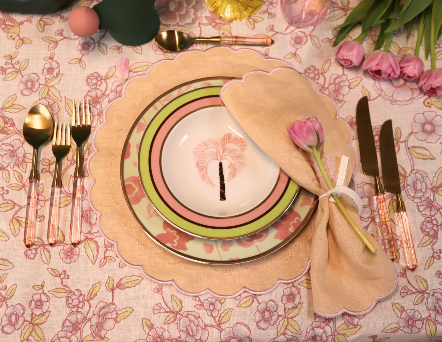 Blush Buttercream Napkin - Set of 4 Ro'Table