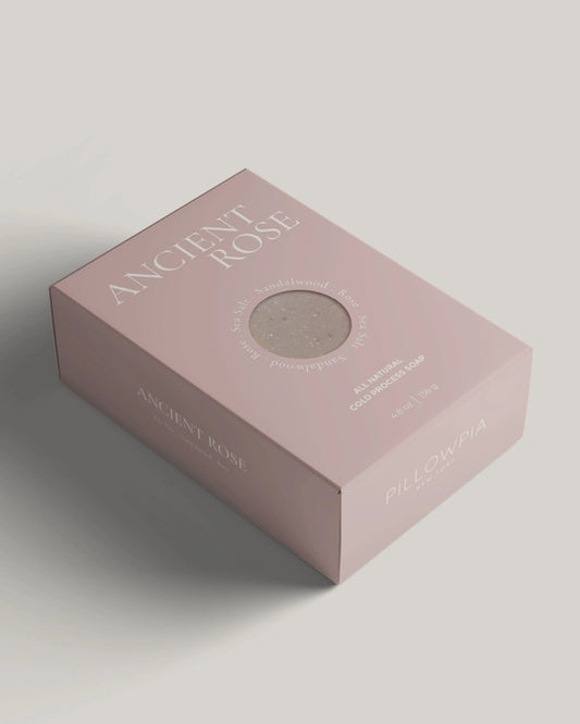 cold process bar soap - ancient rose PILLOWPIA