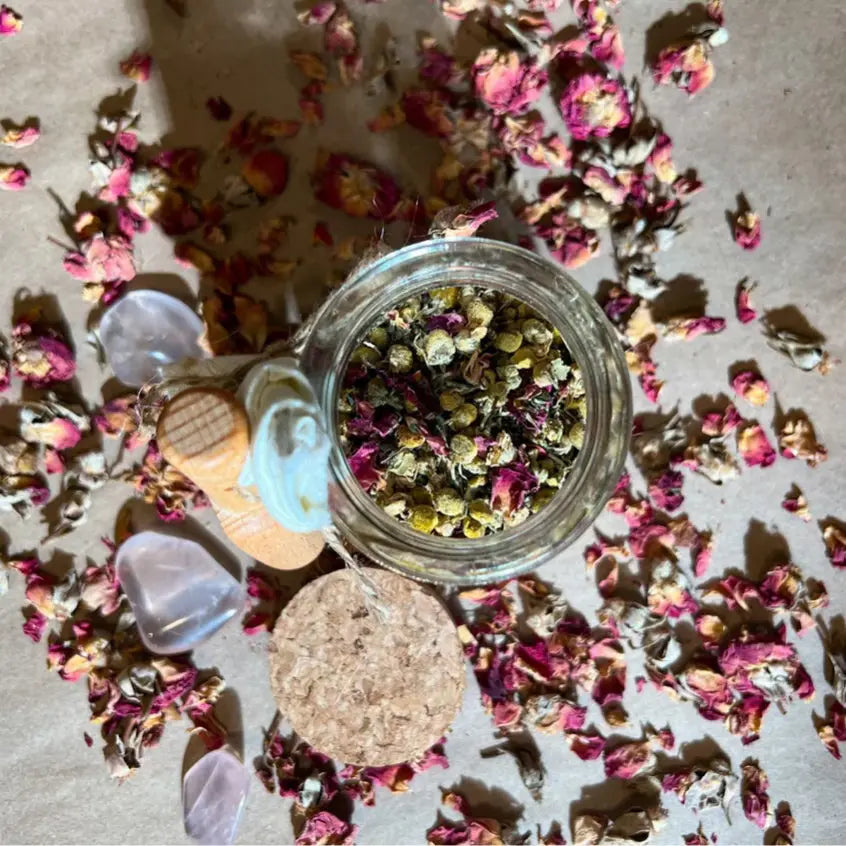 Floral Bath Tea Purple Thistle Botanicals