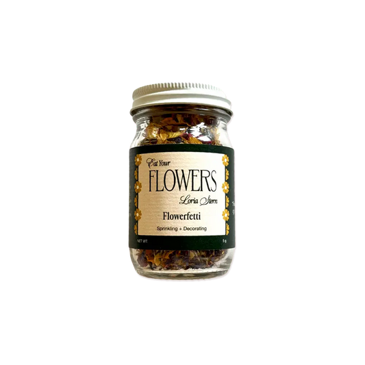 Edible Flowerfetti Sprinkles Eat Your Flowers by Loria