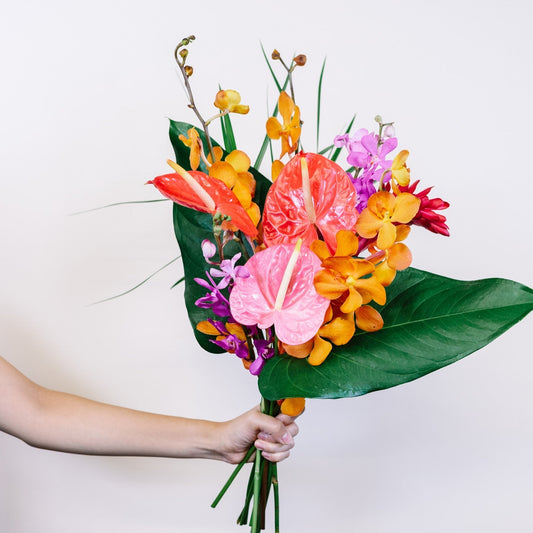 The Tropical Bouquet (Seasonal Flowers Vary) Hawaii Lei Stand By Beretania Florist
