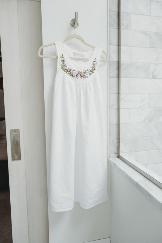 Rosebud Nightgown - Purple Maison d'Haiti