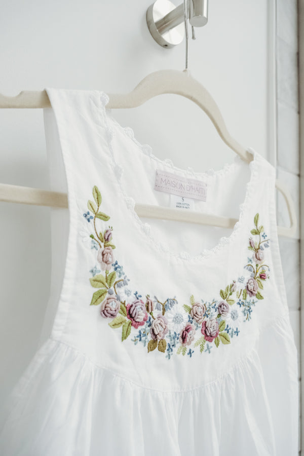 Rosebud Nightgown - Purple Maison d'Haiti