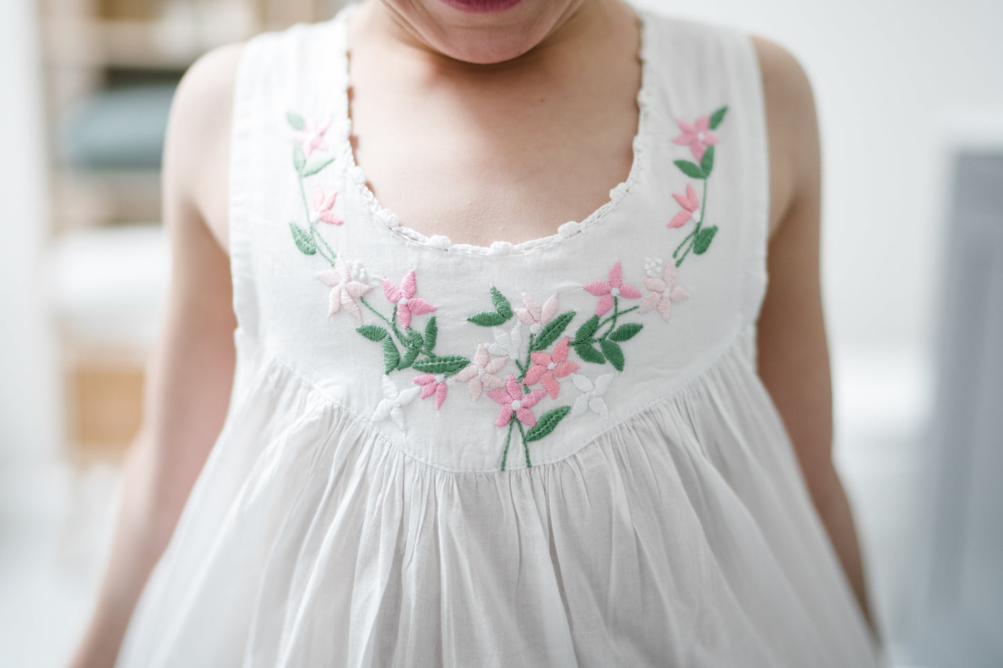 Little Girl Dress - Pink Garland Maison d'Haiti