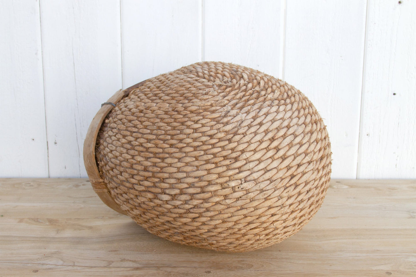 Antique Woven Farmhouse Basket
