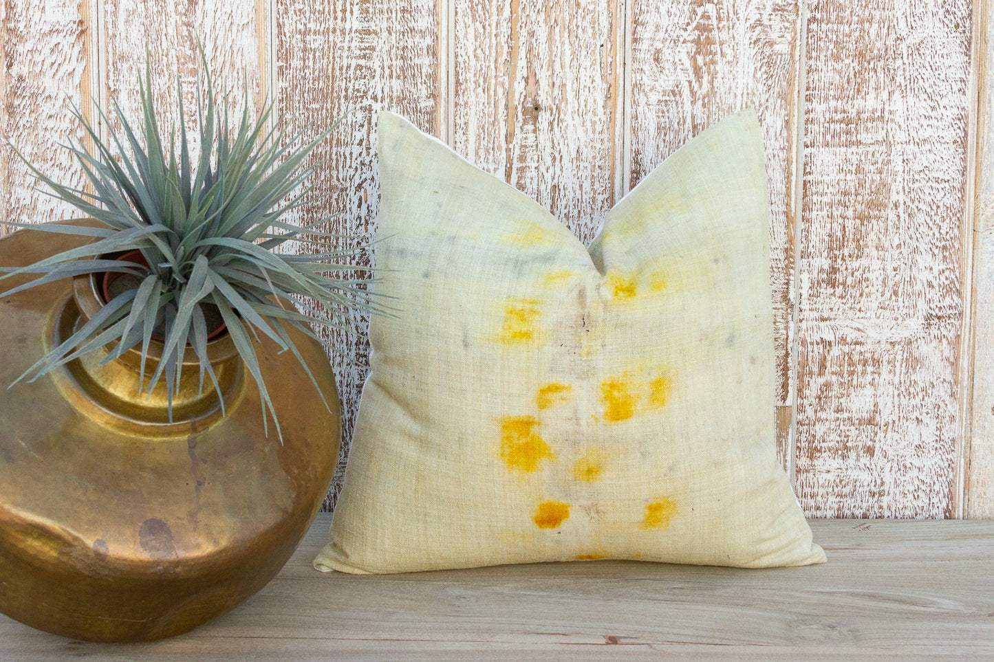 Avi Tie Dyed Organic Silk Pillow