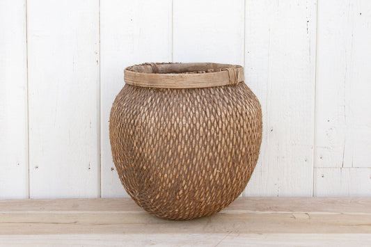 Asian Woven Fruit Basket (Trade)