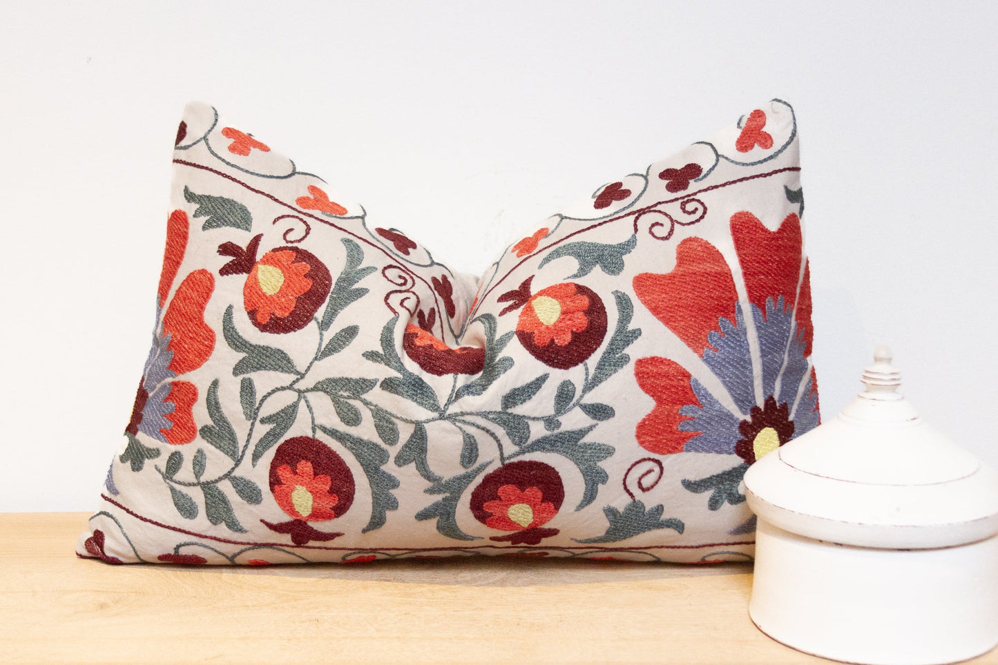 Azalea Vintage Suzani Pillow