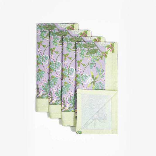 Coquette Lovescape Dinner Napkins - Set of Four Bond & Grace
