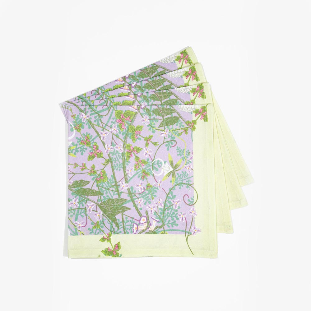 Coquette Lovescape Dinner Napkins - Set of Four Bond & Grace