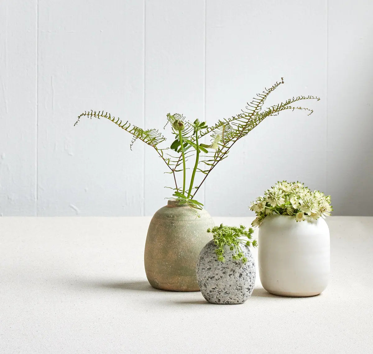 Terra Cotta Bud Vase, Greenwash Bloomist