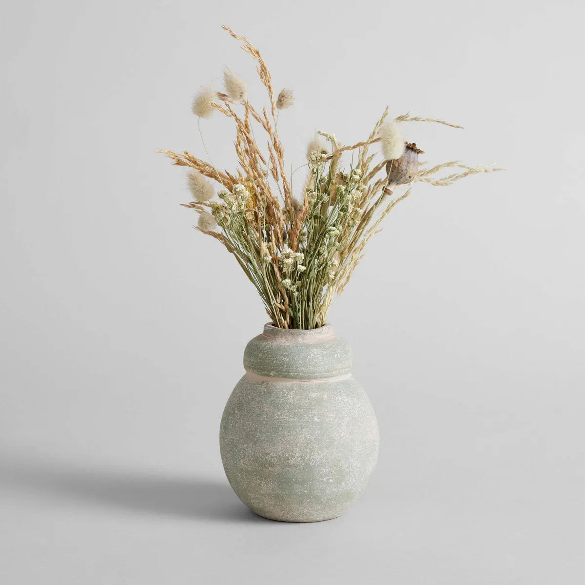 Terra Cotta Bud Vase, Greenwash Bloomist