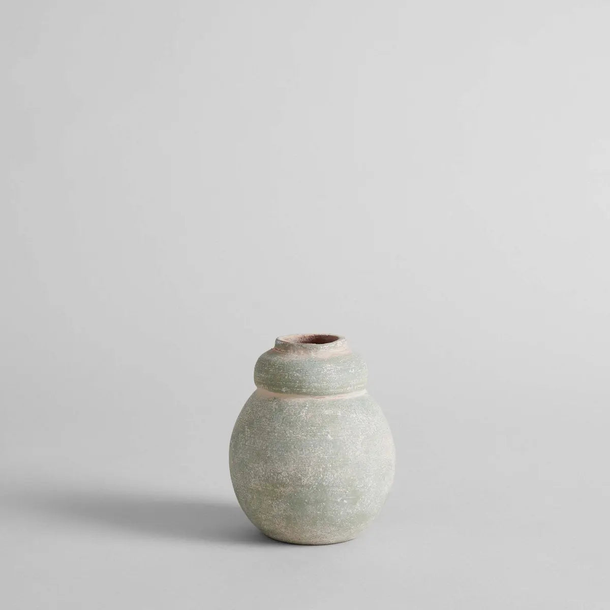 Terra Cotta Bud Vase, Greenwash Bloomist
