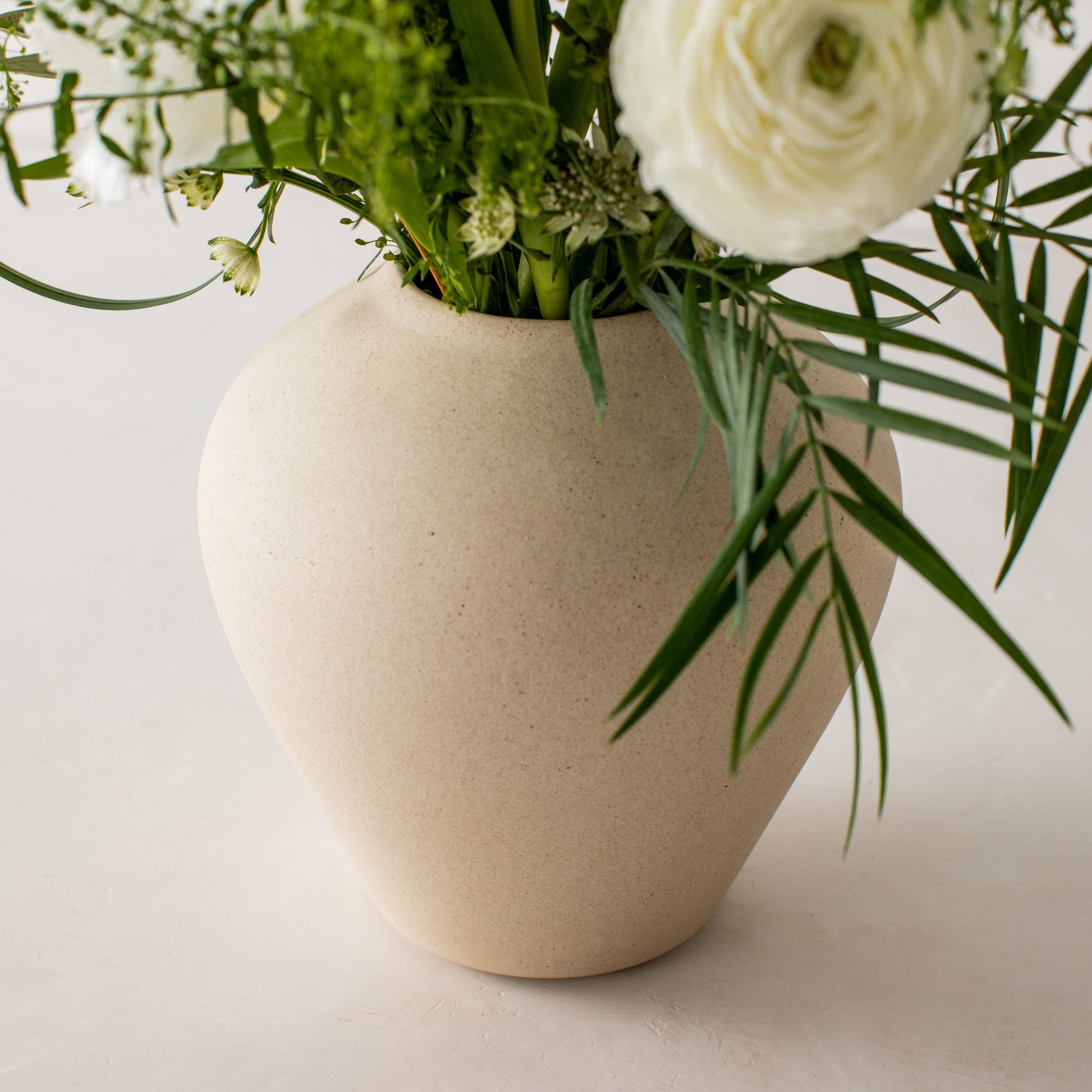 Verdure Vase No. 3 | Raw Stoneware CONVIVIAL