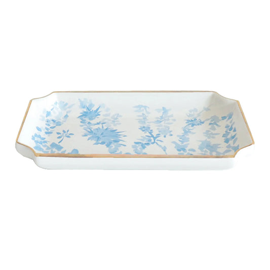 "Aster" Trays in Blue for Lo Home x Junior Sandler Ruby Clay Company