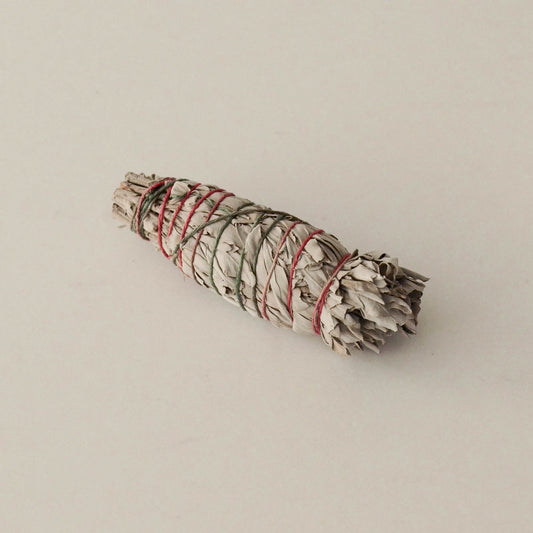 Organic White Sage Smudge Stick CEDAR AND MYRRH