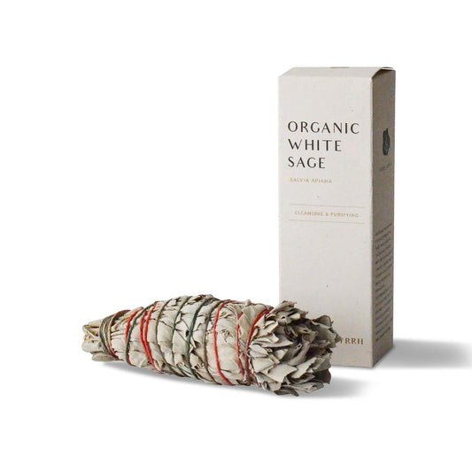 Organic White Sage Smudge Stick CEDAR AND MYRRH